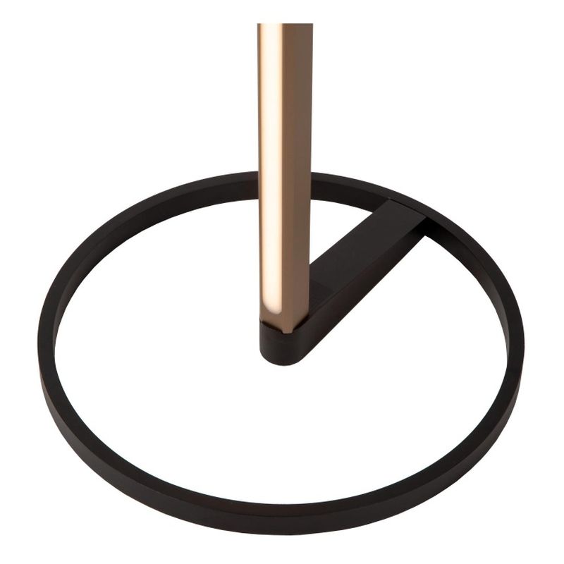 Lucide BRAGA - Stojacia lampa - Ø 30 cm - LED Rozm. - 1x18W 2700K/4000K - Káv